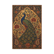 Ornamental Kalamkari Peacock Wall Art & Canvas Print