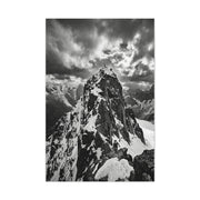 Dramatic Monochrome Alpine Storm Wall Art & Canvas Print