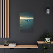 Ocean Whale Glide Serenity Wall Art & Canvas Prints