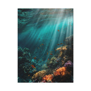 Underwater Marine Coral Reef Scene Wall Art & Canvas Print