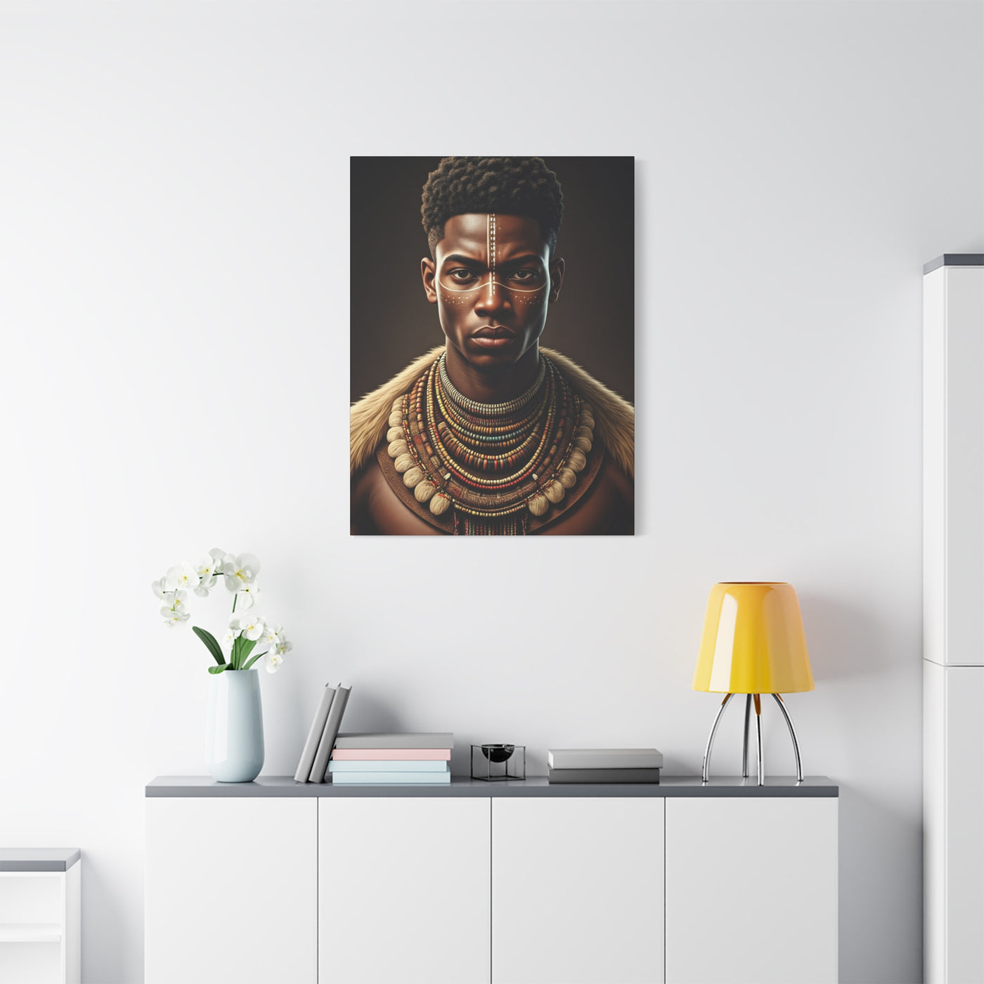Warrior King Portrait Wall Art & Canvas Prints