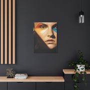 Modern Color Geometry Portrait Wall Art & Canvas Print