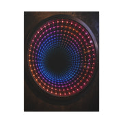 Infinity Neon Tunnel Mirror Wall Art & Canvas Print