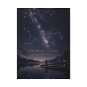 Celestial Destiny Night Sky Romance Wall Art & Canvas Print