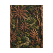 Biophilic Tropical Wood Relief Landscape Tropical Wall Art & Canvas Print