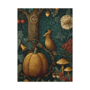 Autumn Woodland Tapestry Scene Wall Art & Canvas Print