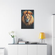 Majestic Golden Mane Lion Wall Art & Canvas Print