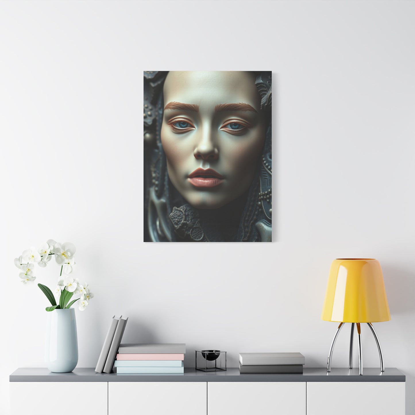 Charcoal, Onyx, and Ivory Art Supreme Canvas Wall Art & Canvas Print