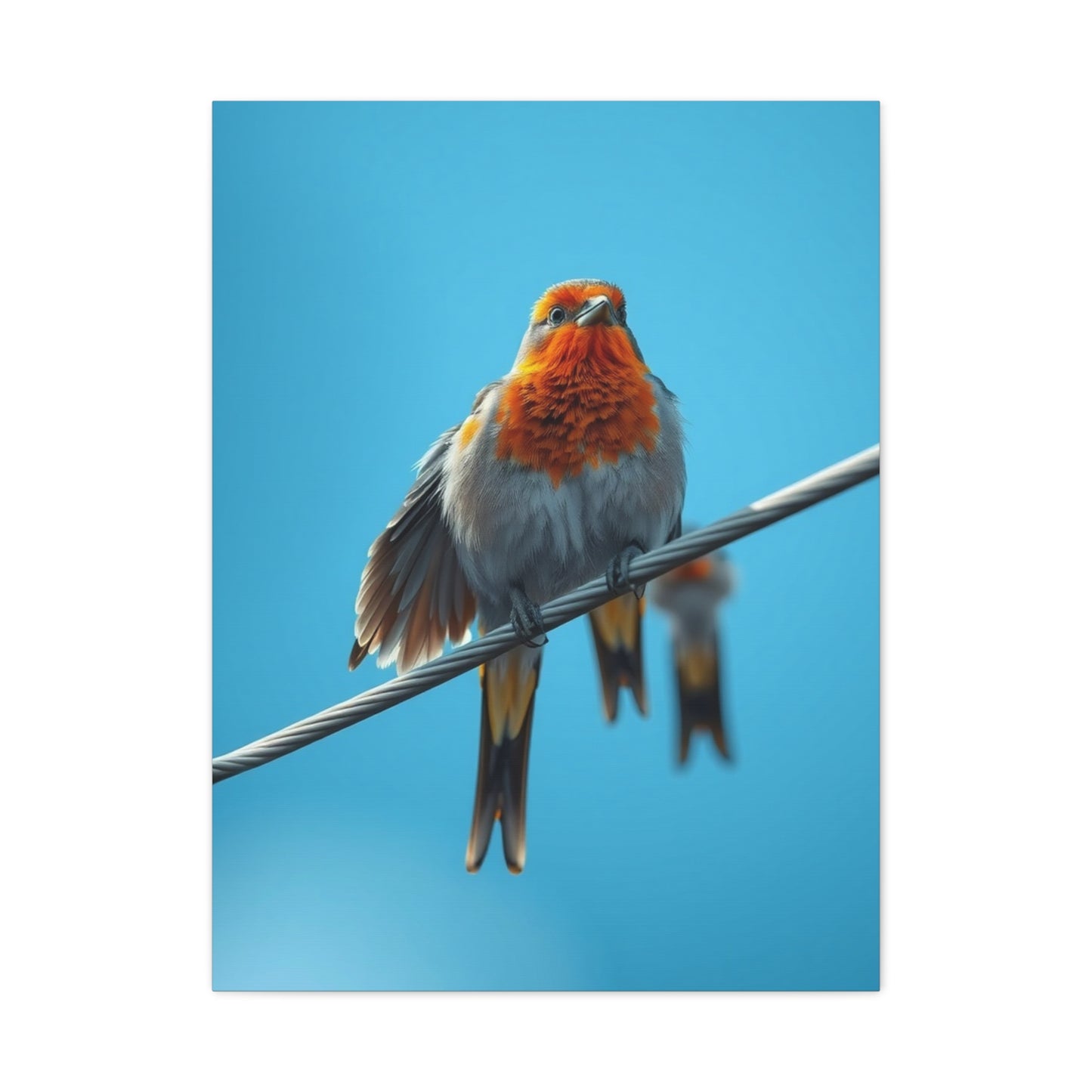Birds On a Wire Art Supreme Canvas Wall Art & Canvas Print