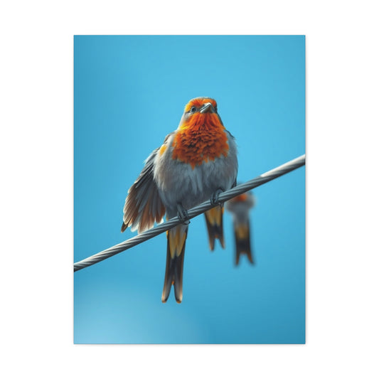 Birds On a Wire Art Supreme Canvas Wall Art & Canvas Print