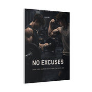 No Excuses Power Training Wall Art & Canvas Print