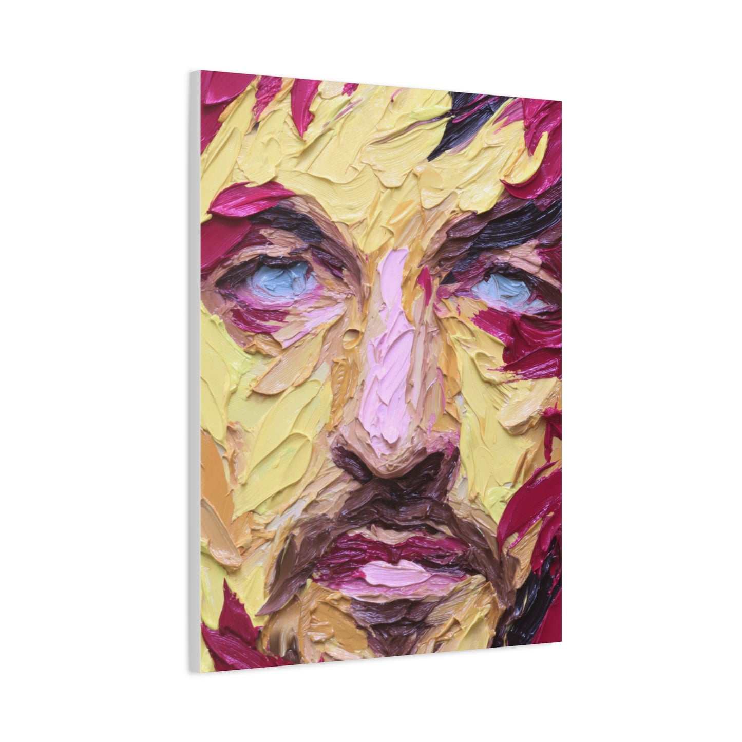 Impasto Expressionist Portrait Wall Art & Canvas Print
