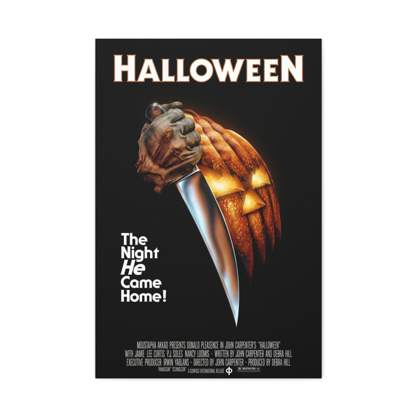 Halloween Movie Poster Wall Art & Canvas Print