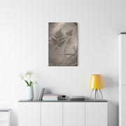 Antique Fern Herbarium Archive Wall Art & Canvas Print