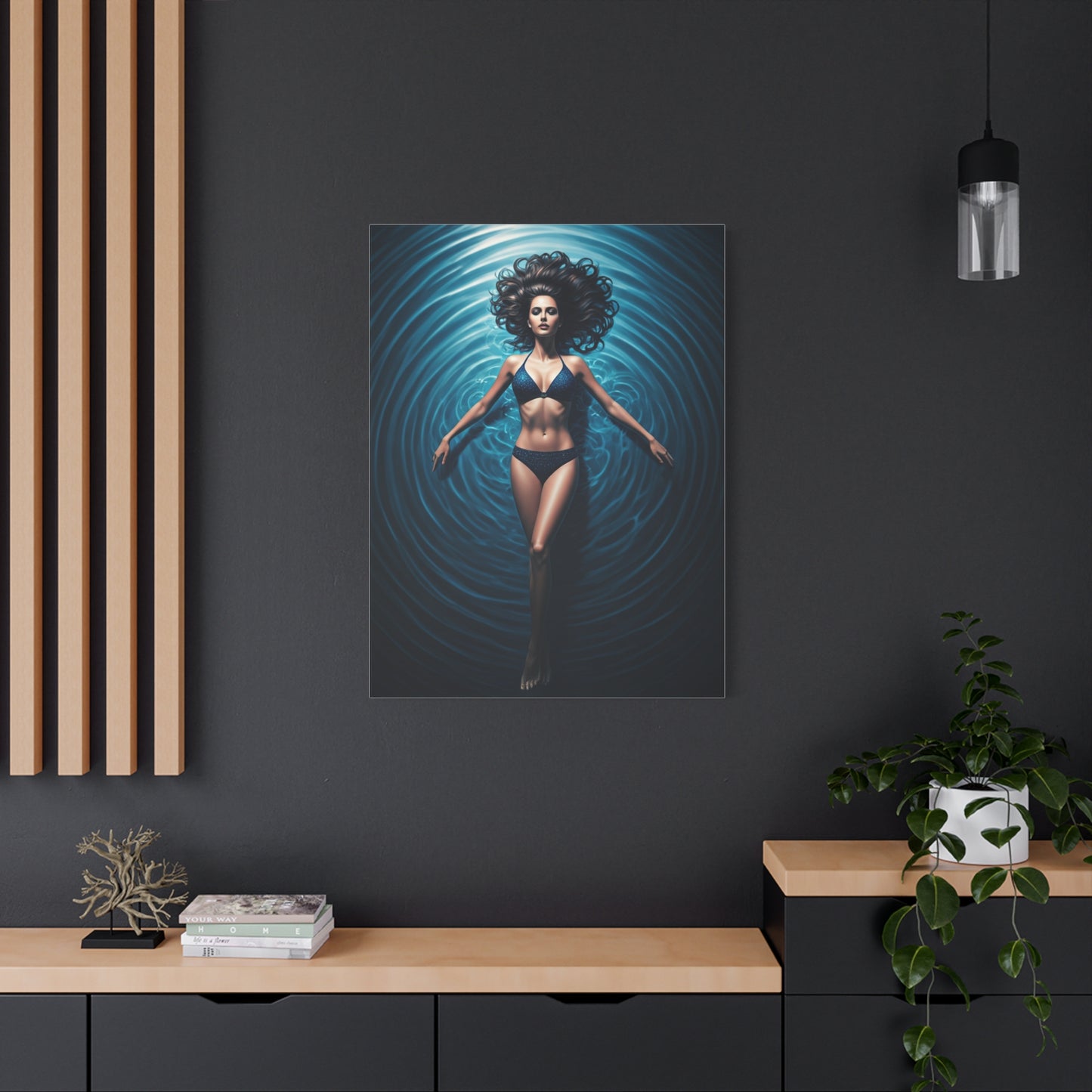 Calm Drift on Blue Water Wall Art & Canvas Prints