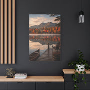 Lake Placid Autumn Reflection Wall Art & Canvas Print