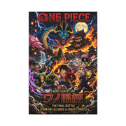 One Piece Wano Country Arc Final Battle Poster Wall Art & Canvas Print