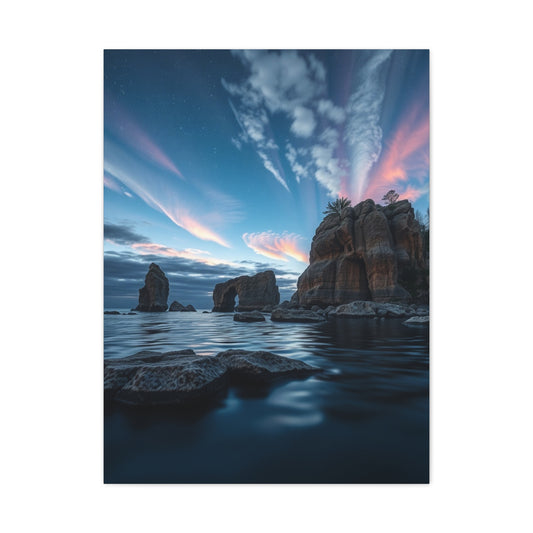 Michigan Sky Media Art Supreme Canvas Wall Art & Canvas Print