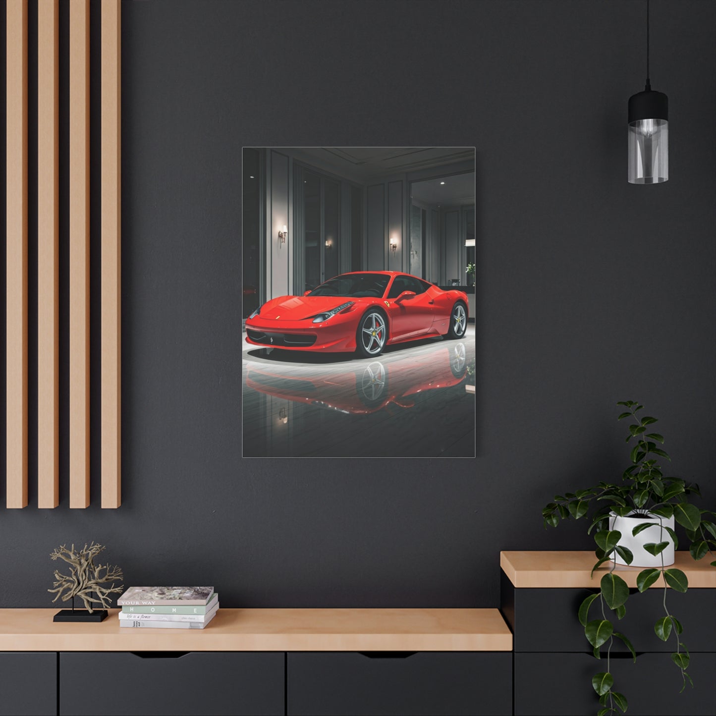 Ferrari 458 Italia European Supercar Elegance Wall Art & Canvas Prints