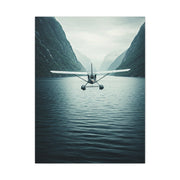 Seaplane Fjord Landing Wall Art & Canvas Prints