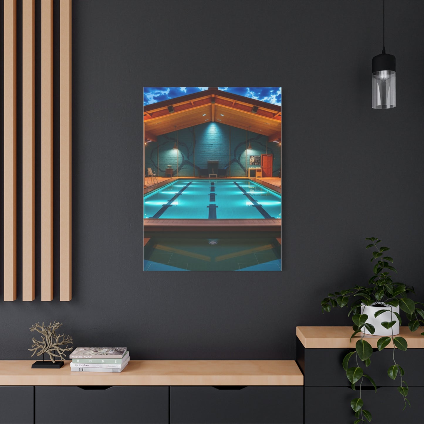 Supreme Swimming Pool Art Beautiful Collection Wall Art & Canvas Print