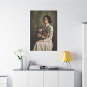 Timeless Floral Portrait Study Wall Art & Canvas Print