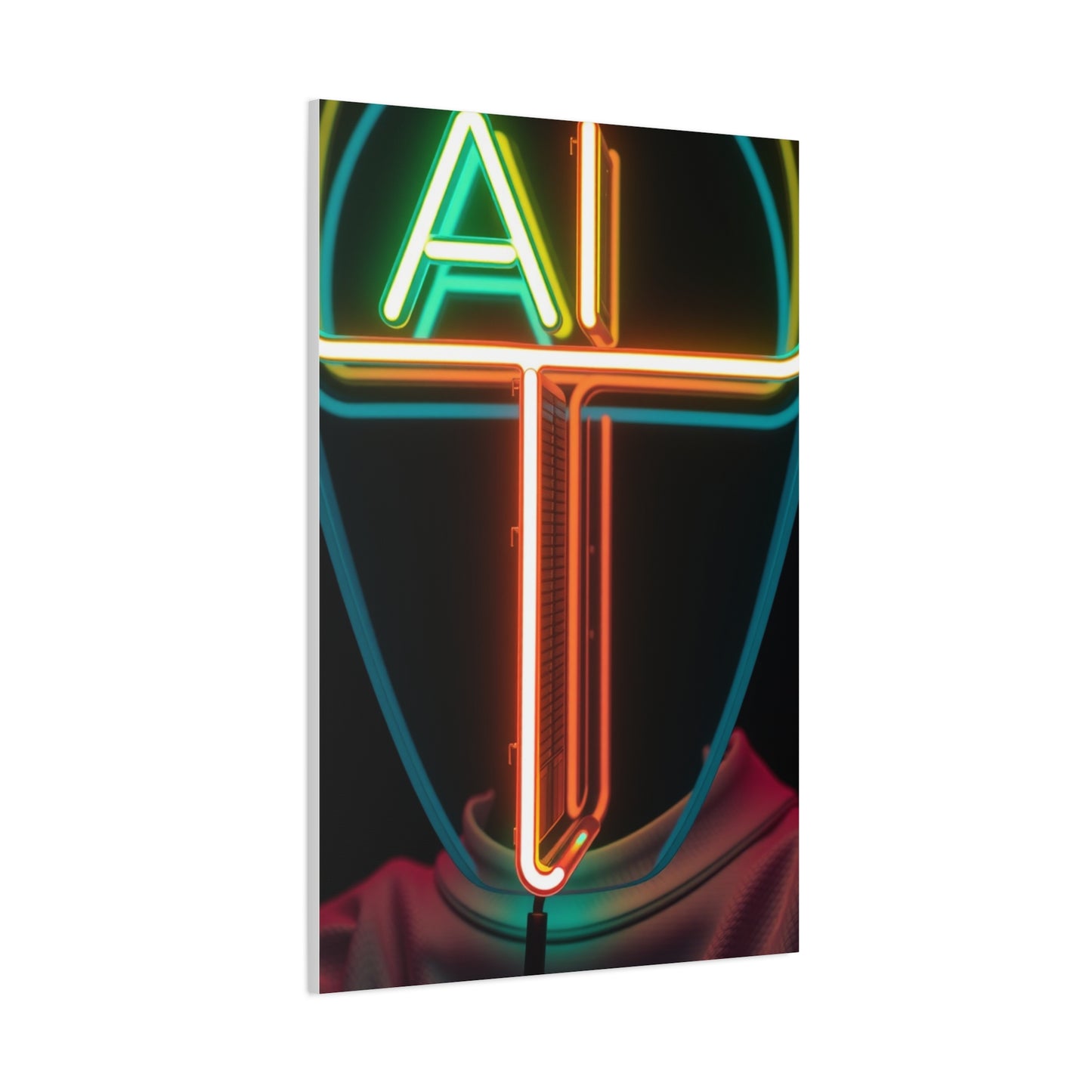 Fluorescent Splendor Art Wall Art & Canvas Print