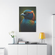 Vibrant Jewel-Toned Bird Portrait Wall Art & Canvas Prints
