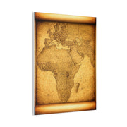 Antique Parchment World Map Wall Art & Canvas Prints