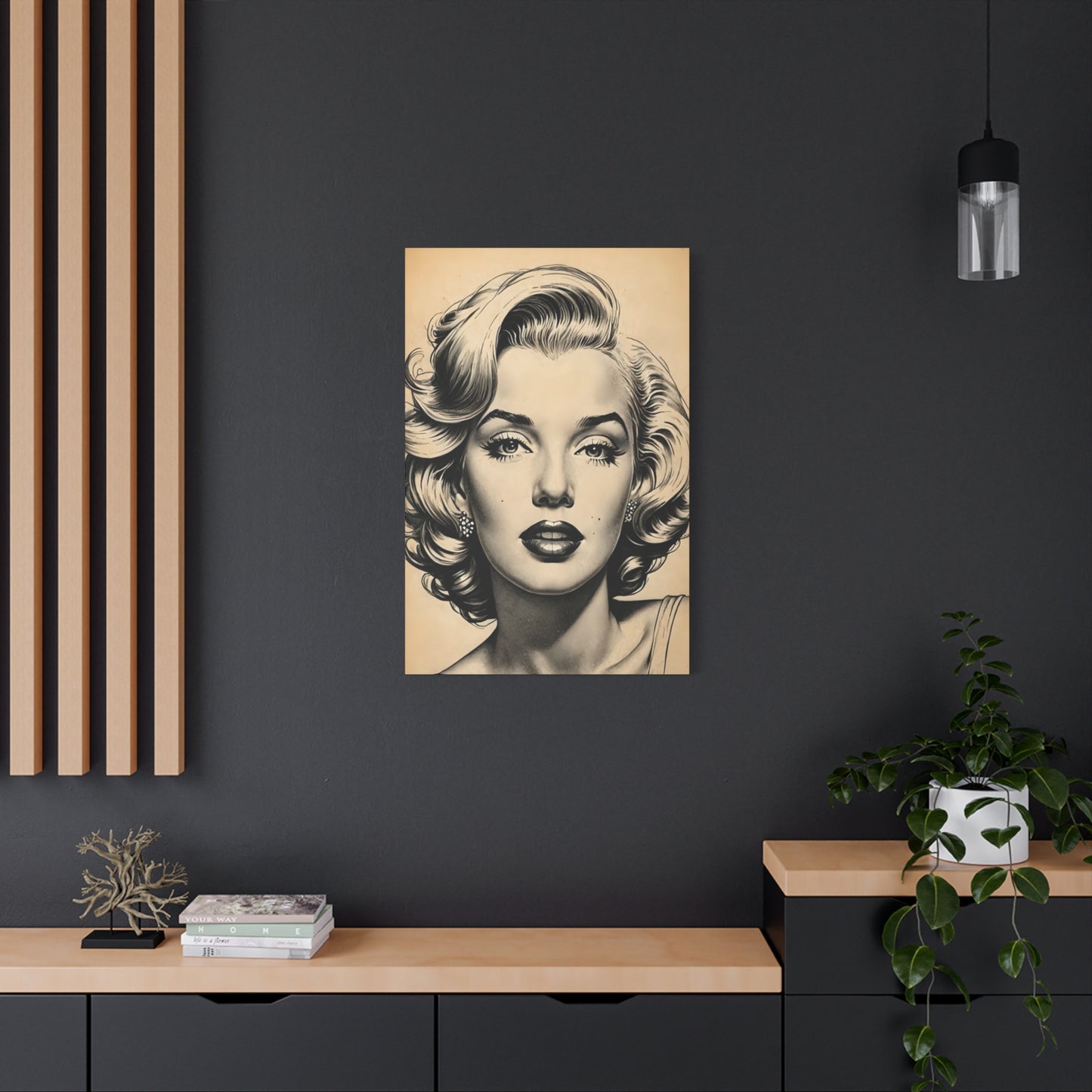 Beautiful Face Of Marilyn Monroe Wall Art & Canvas Prints