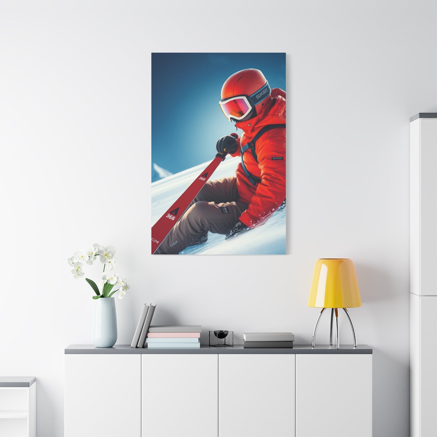 Skiing Art Luxury Canvas Wall Art & Canvas Print