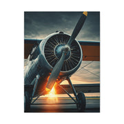 Vintage Prop Engine Close-Up Wall Art & Canvas Prints