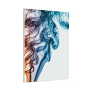 Blue and Amber Smoke Flow Abstract Wall Art & Canvas Prints