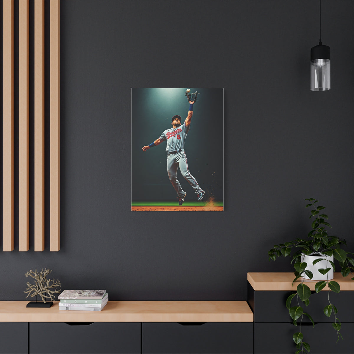 Outfield Catch Spotlight Glory Wall Art & Canvas Prints