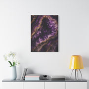 Amethyst Geode Crystal Abstraction Wall Art & Canvas Print
