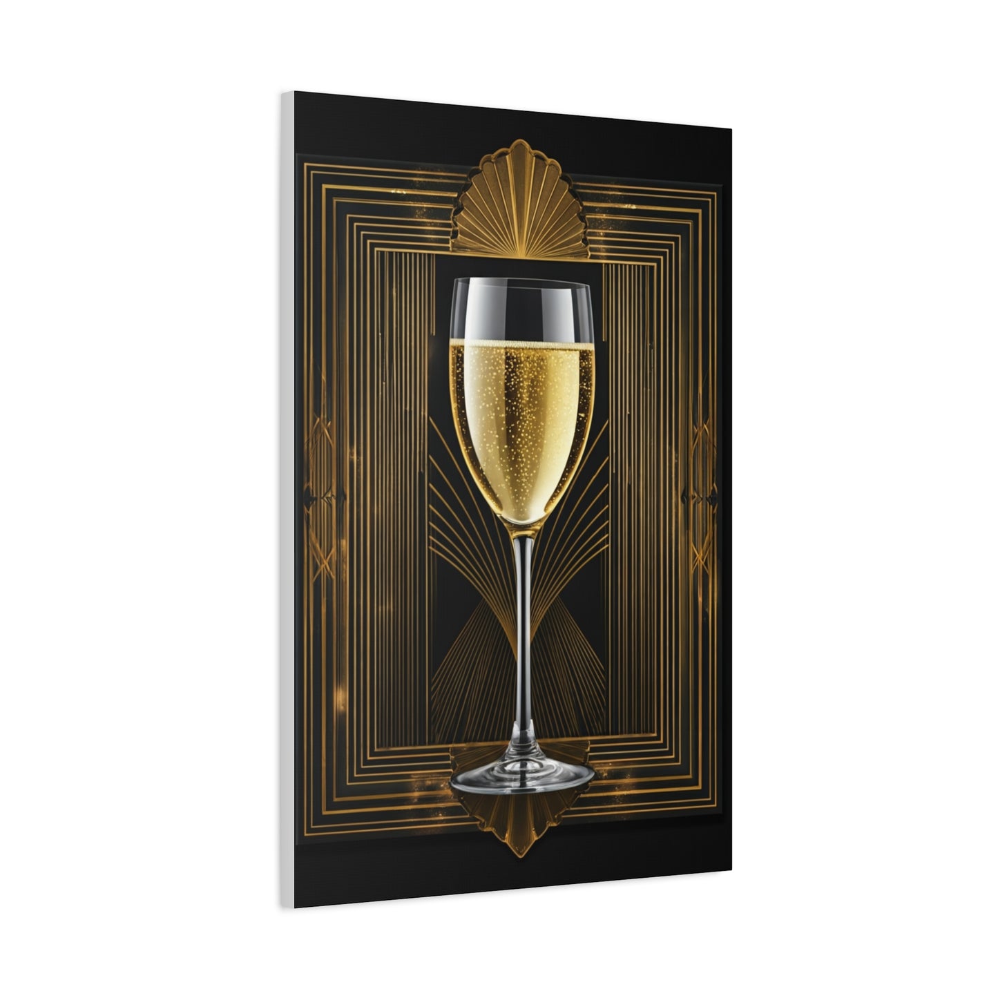 Champagne Celebration Art Deco Wall Art & Canvas Prints