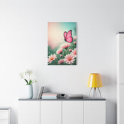 Pink Petal Butterfly Dream Wall Art & Canvas Prints