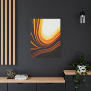 Golden Curve Motion Abstract Wall Art & Canvas Prints