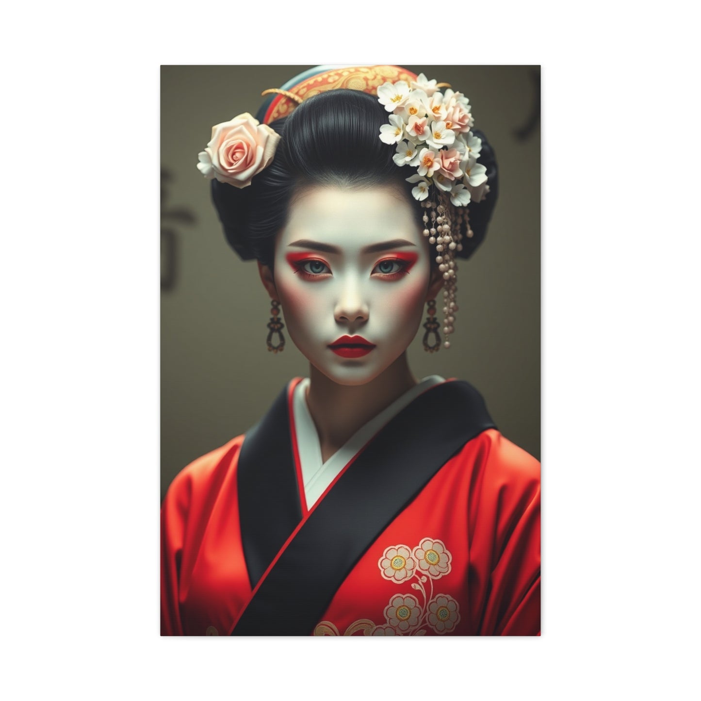 Geisha Art Refined Canvas Wall Art & Canvas Print