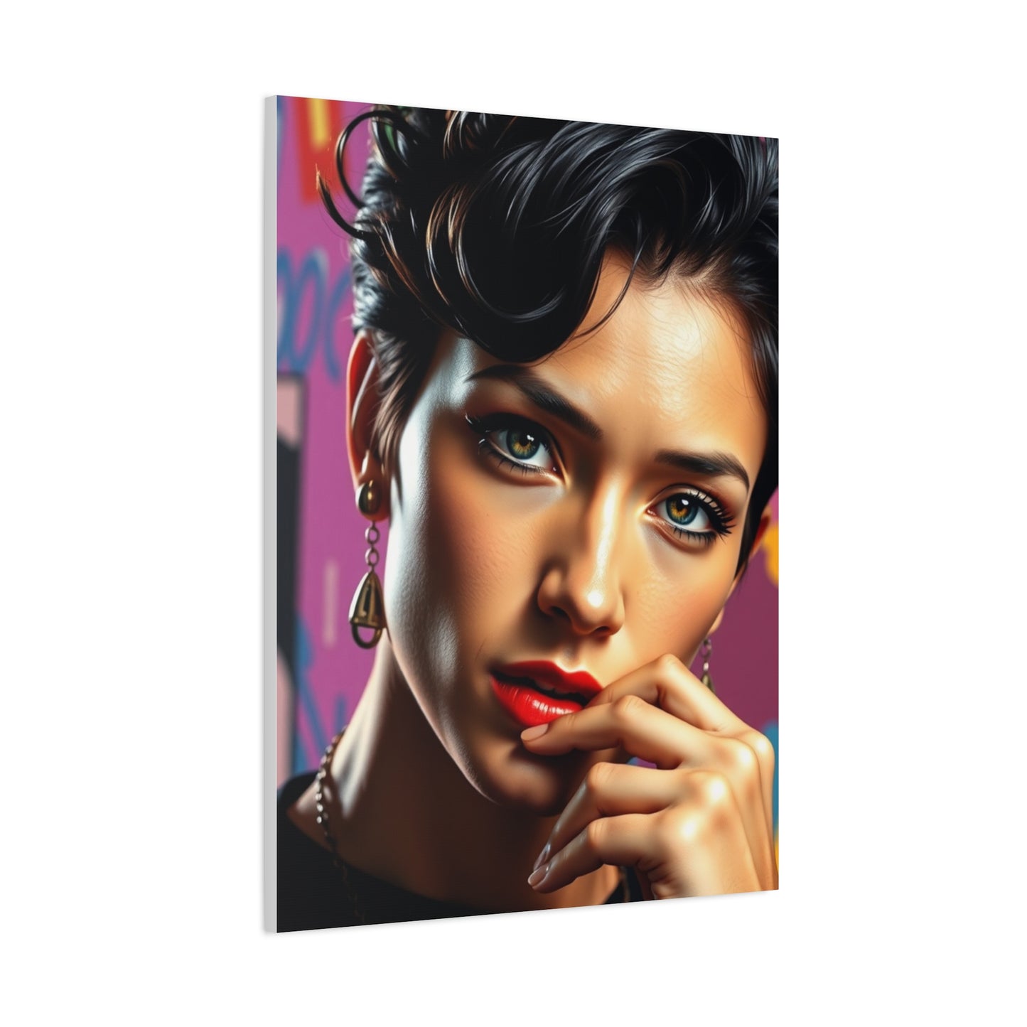 Avant-Garde Chromatic Tapestry Wall Art & Canvas Print