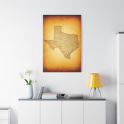 Old Explorer Manuscript Map Wall Art & Canvas Prints