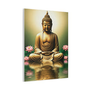 Lotus Reflection Buddha Meditation Wall Art & Canvas Prints