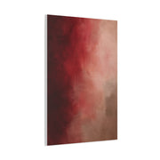 Burgundy Blush Color Field Abstraction Wall Art & Canvas Print