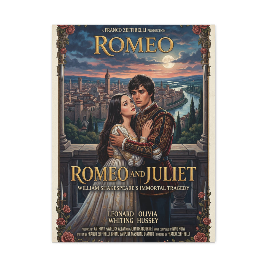 Romeo and Juliet Movie Poster Wall Art & Canvas Print