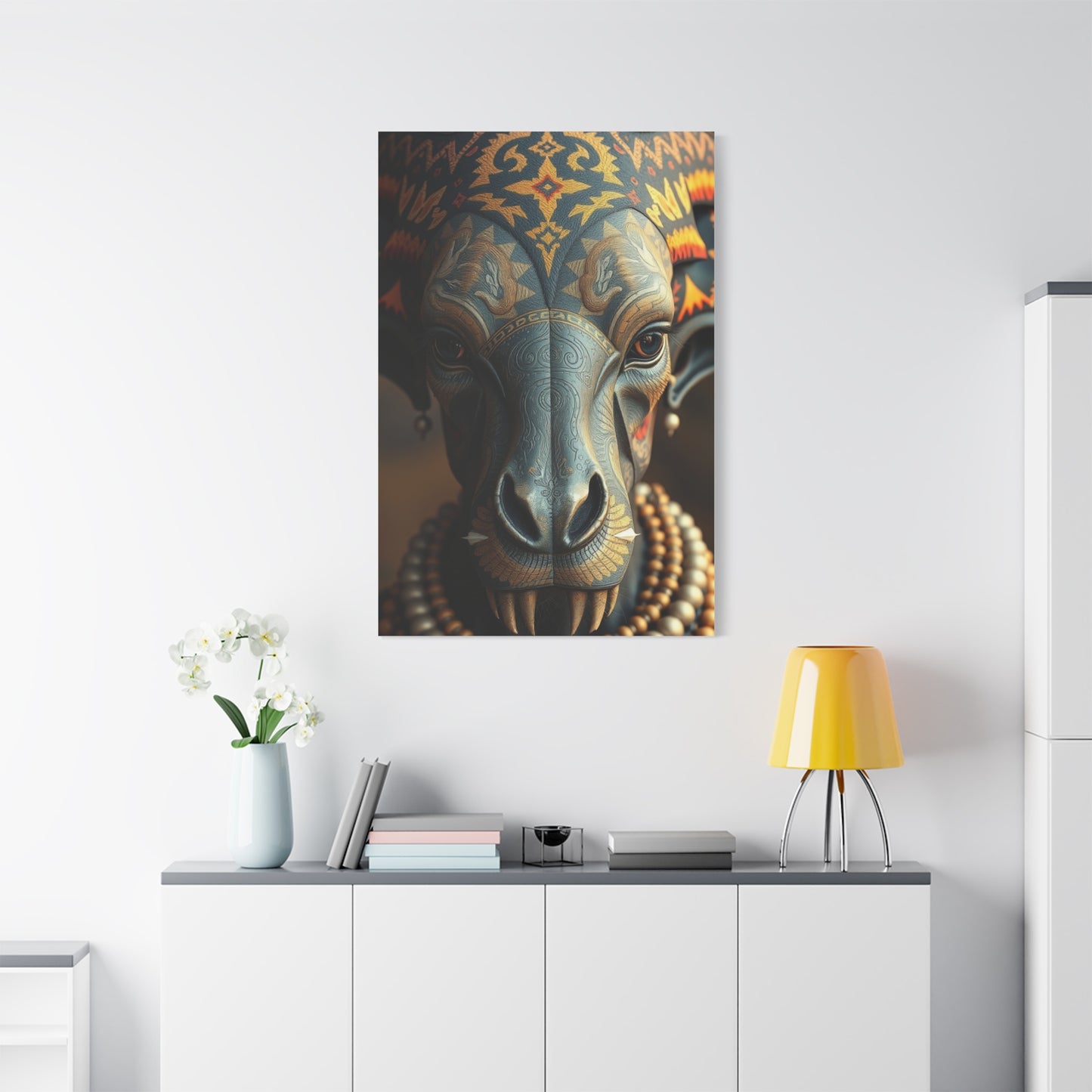 Opulent Sahara Silhouettes Canvas Wall Art & Canvas Print
