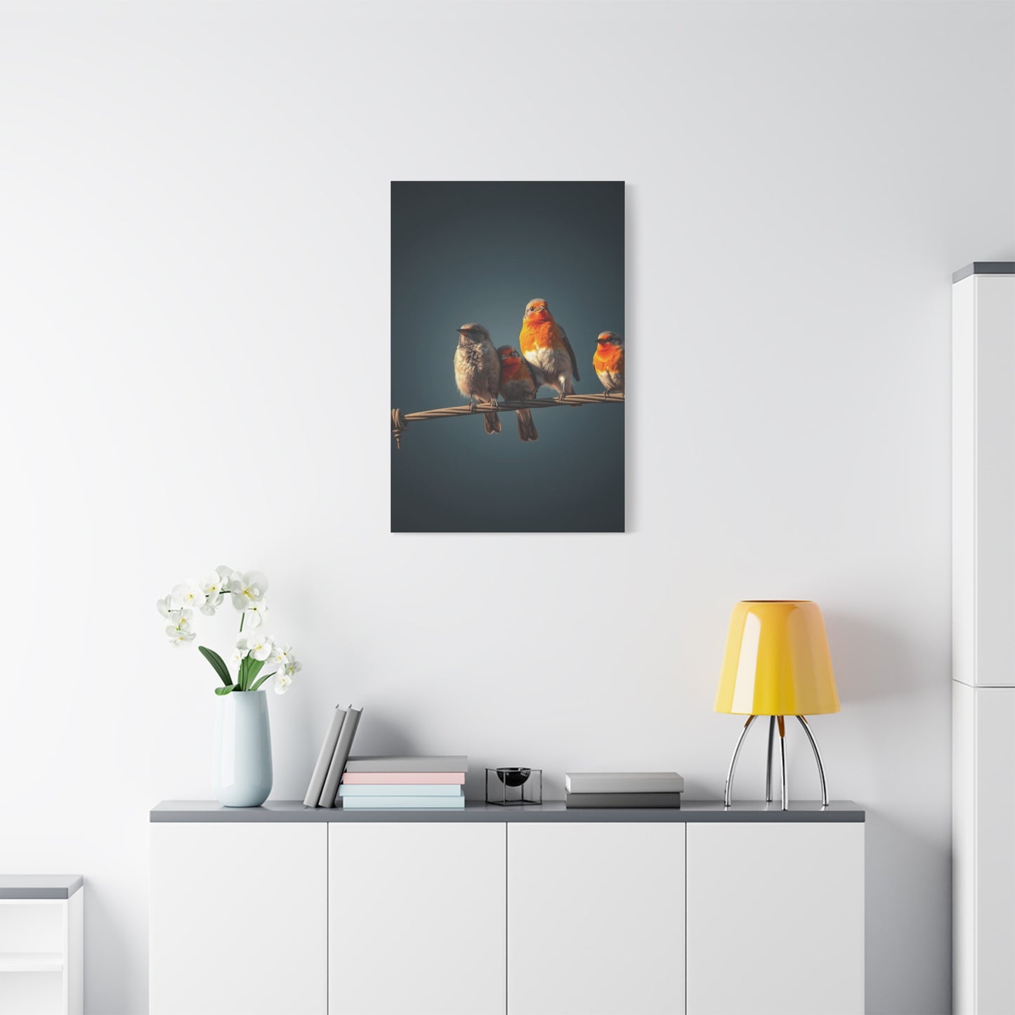 Birds On a Wire Art Refined Canvas Wall Art & Canvas Print
