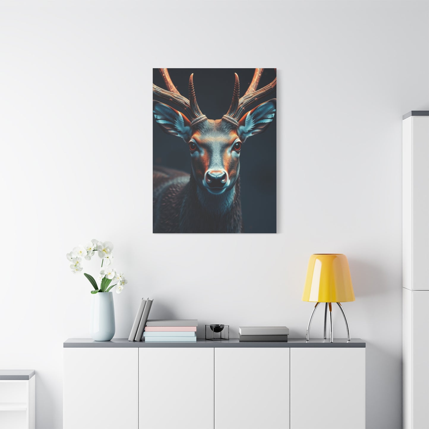 Majestic Antlers Tapestry Wall Art & Canvas Print