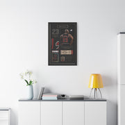 Michael Jordan Championship Memorabilia Sports Wall Art & Canvas Print