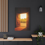 Open Barn Doors to Summer Fields Wall Art & Canvas Prints
