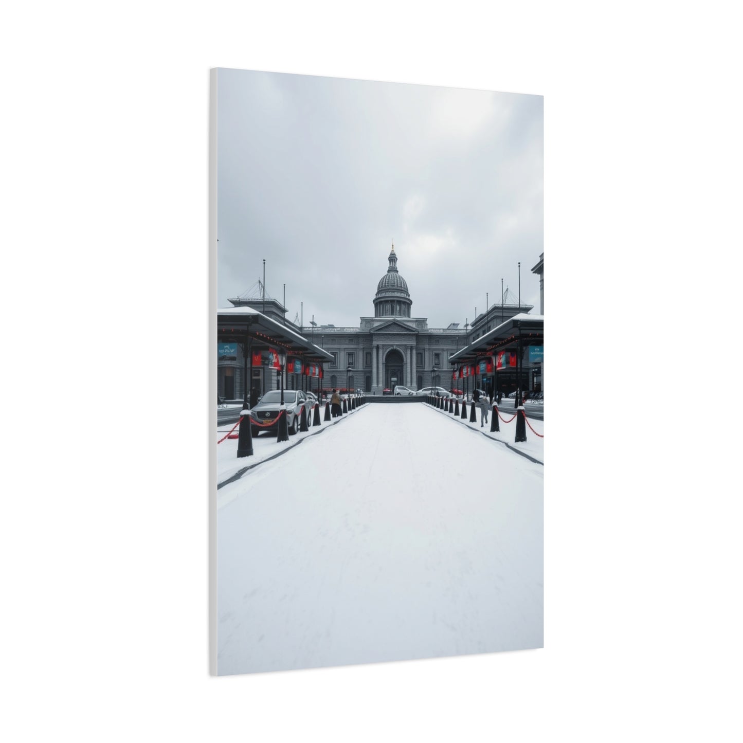 Gray & White Art Refined Canvas Wall Art & Canvas Print